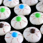 Bloodshot Eyeball Halloween Cookies
