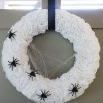 Creepy Felt Ruffle Wreath