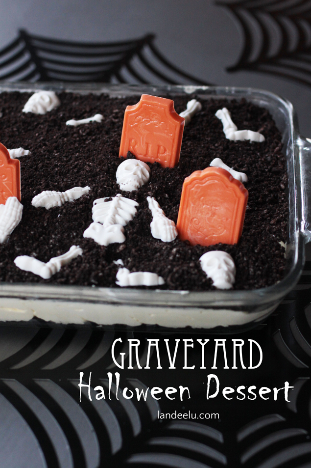 Delicious and Slightly Creepy Graveyard Dessert for Halloween