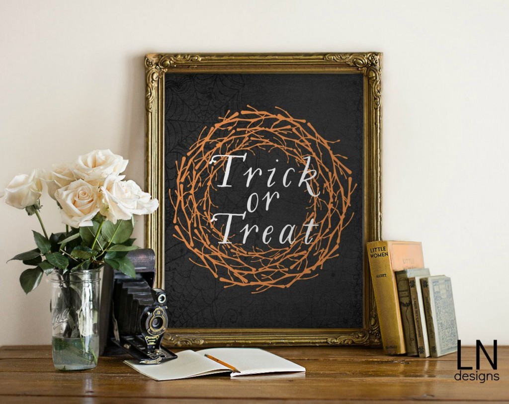 Trick or Treat Halloween Print