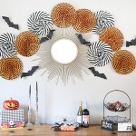 Halloween Paper Fan Decorations