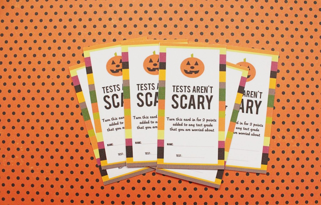 Test Aren't Scary Printables