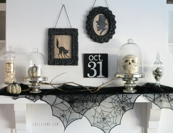 how-to-decorate-a-vintage-halloween-mantel