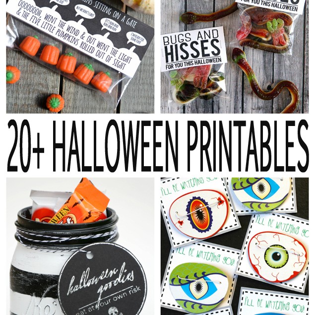 Over 20 Awesome Halloween Printables - Eighteen25