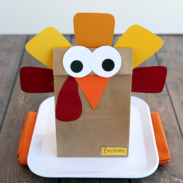 Thanksgiving Turkey Craft, Paper Bag Book Craft for November