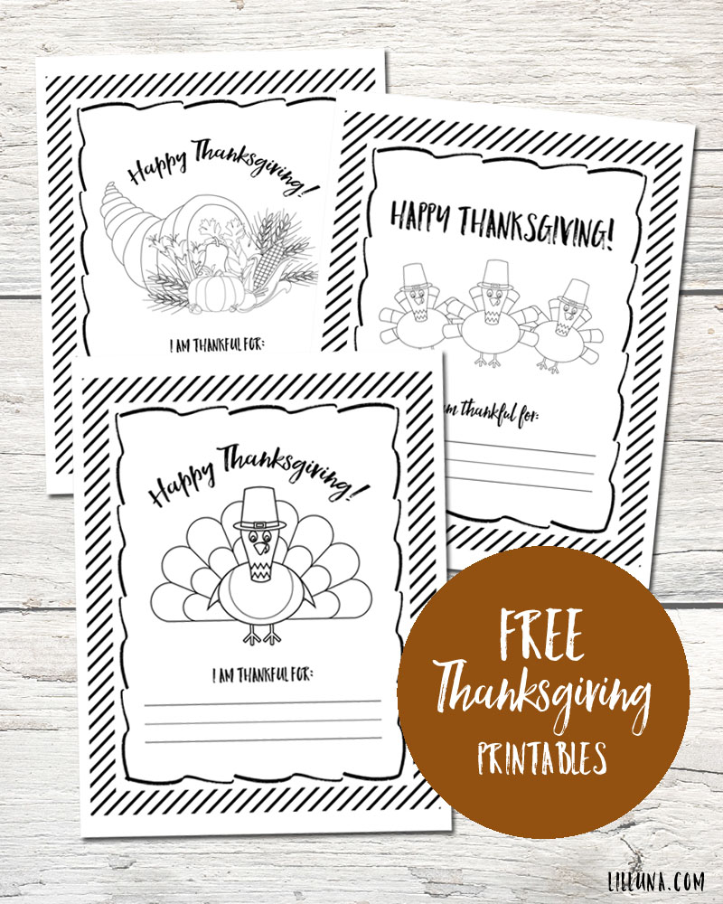 Free Thanksgiving Printables To Print Today - Eighteen25