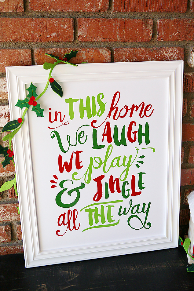 Free Jingle All the Way Prints - Eighteen25