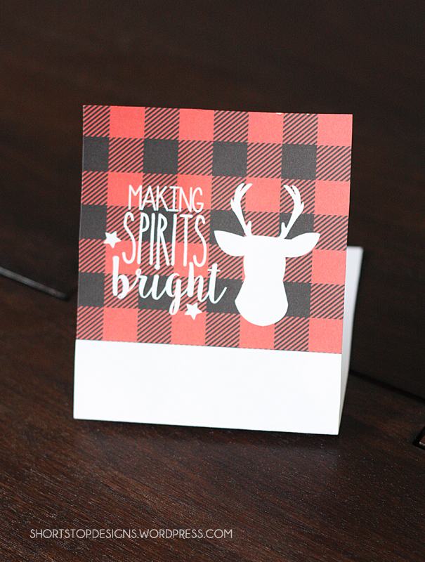 Buffalo Check Treat Bags For Christmas. Free printable Christmas bags. Love them!! 