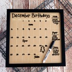 Dry Erase Birthday Calendar