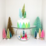 DIY Snow Globe Cake Plate