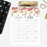 Free Printable 2016 Calendar