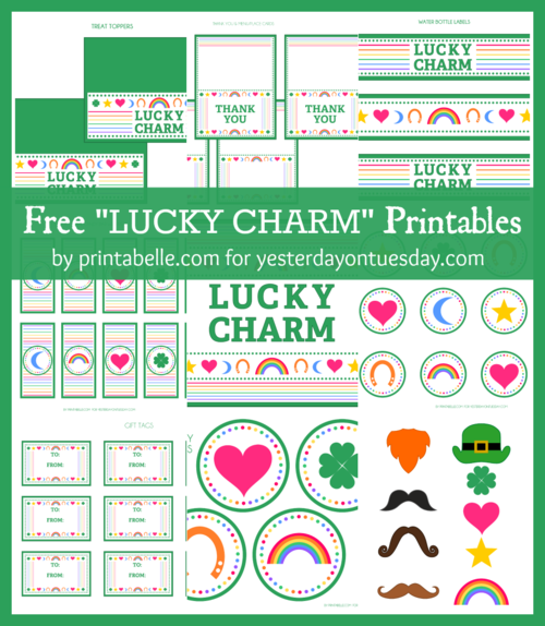 FREE Printable St. Patrick's Day Photo Props - Printable Crush