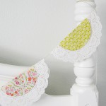 Pretty Spring Doily Banner