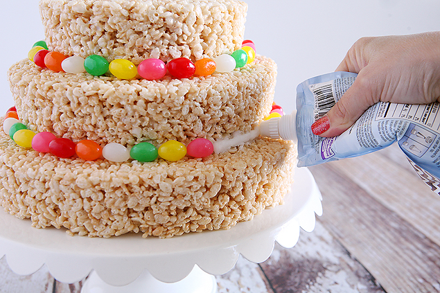Easter Rice Krispies Treats Cake | Make this awesome cake in about an hour!! 