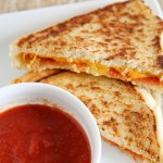 Pepperoni Pizza Grilled Cheese Sandwich