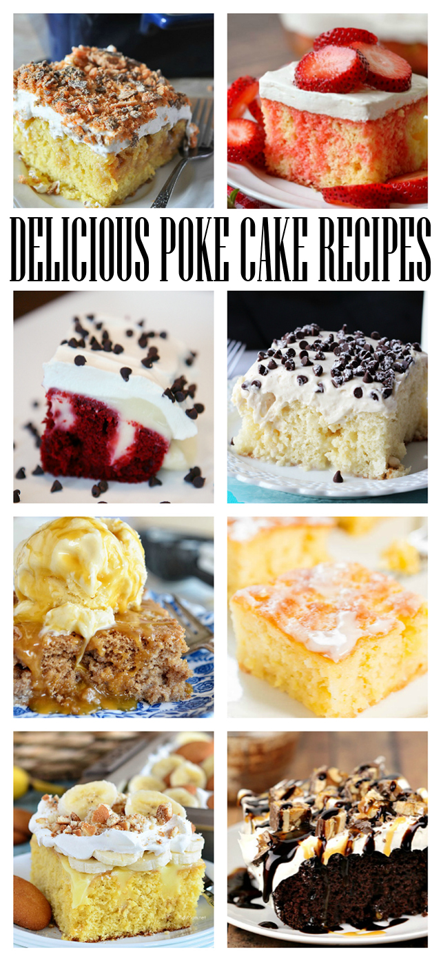 20 Jello and Pudding Poke Cake Recipes