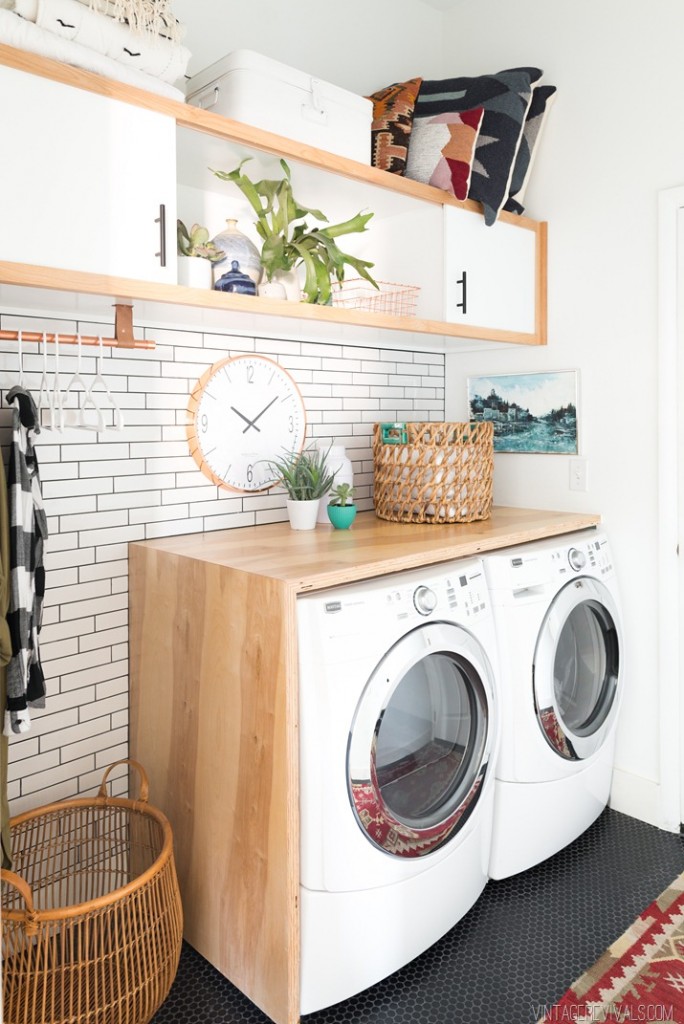 Amazing Laundry Room Makeover by Vintage Revivals