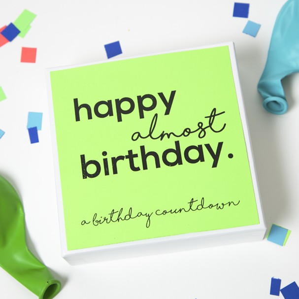 Birthday Countdown Gift Box - Eighteen25
