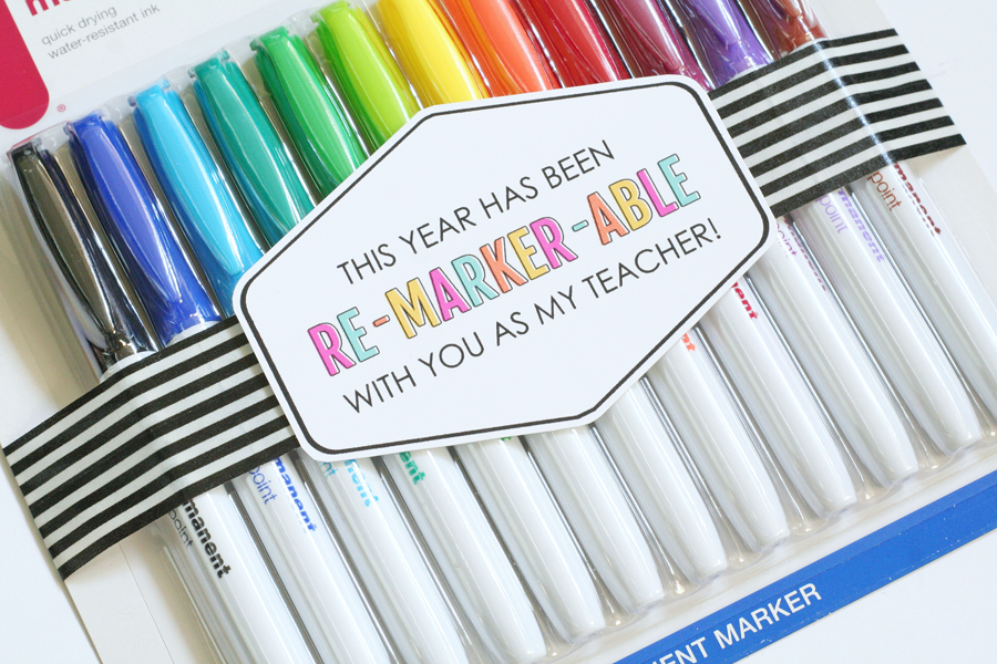 Dry Erase Marker Teacher Appreciation Gift