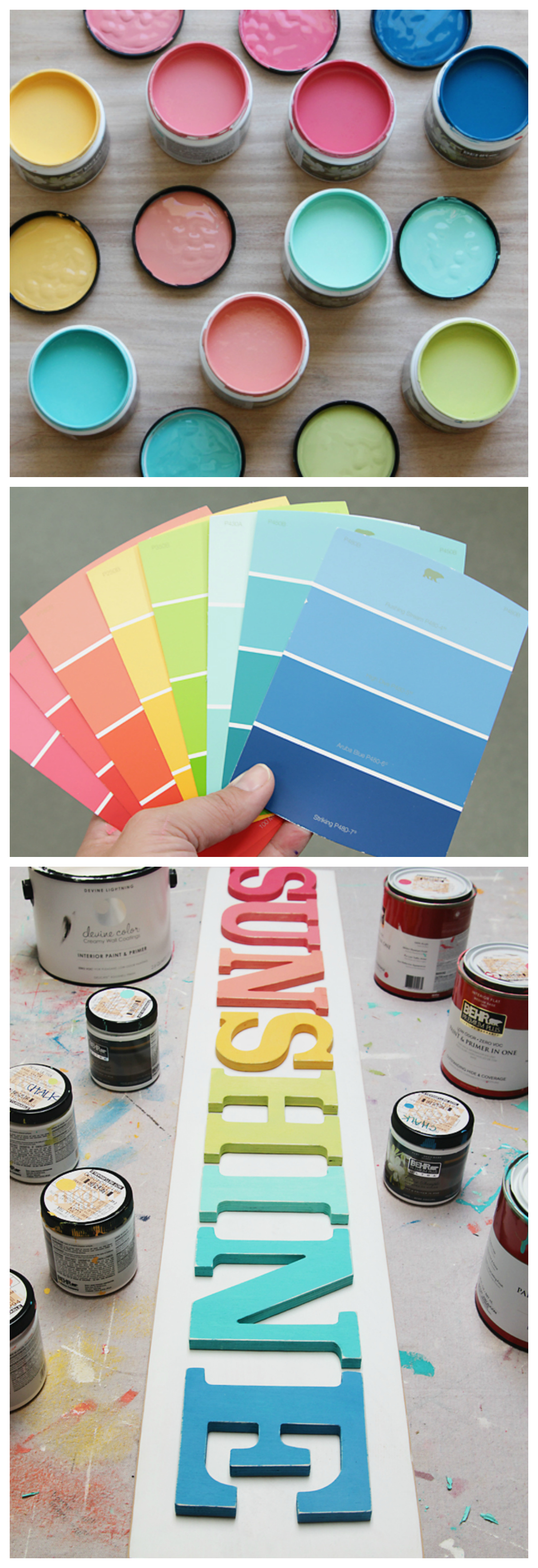 The Perfect Paint Colors | Fun, bright and colorful paint colors
