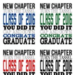 2016 Graduation Subway Art