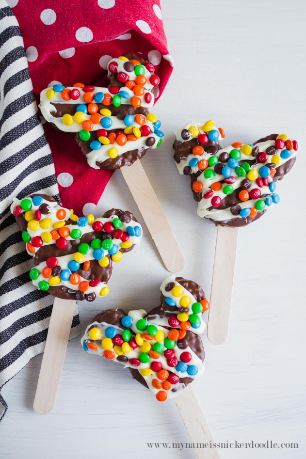 M&M's Mickey Mouse Rice Krispie Treats