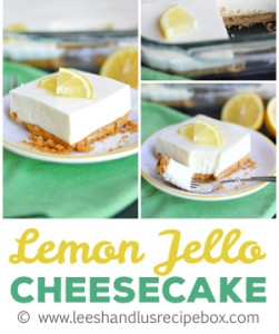 No Bake Lemon Cheesecake - So Good! | Eighteen25