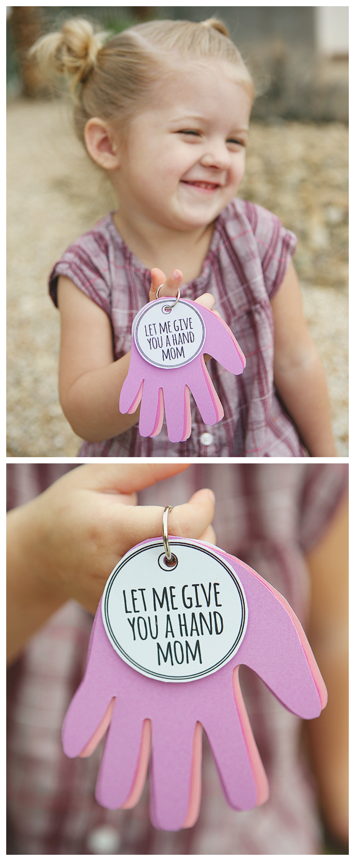 Let me give you a hand Mom! | Cutest little Mother's Day gift idea