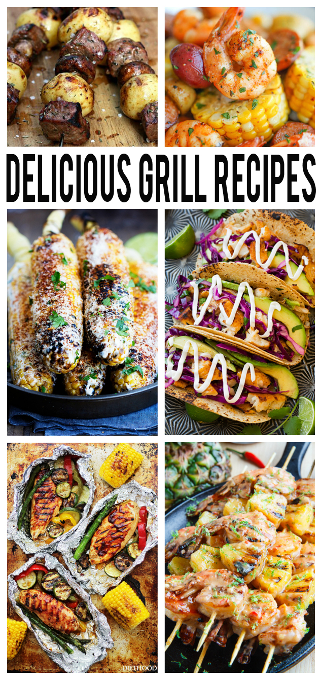 Delicious Grill Recipes | These are the perfect meals for summer! 