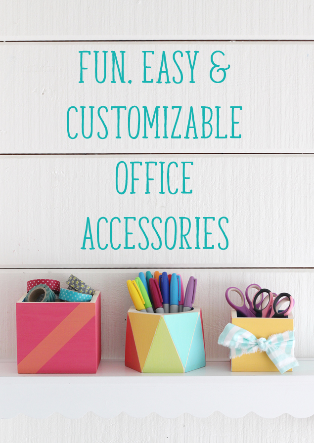 Fun, Easy & Customizable Office Accessories | You can grab all the supplies at Target! 