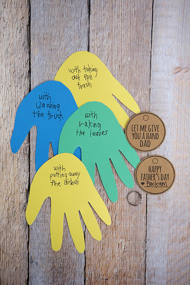 Let Me Give You A Hand Dad - Father's Day Craft
