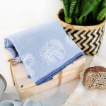 Stamping Dish Towels Tutorial