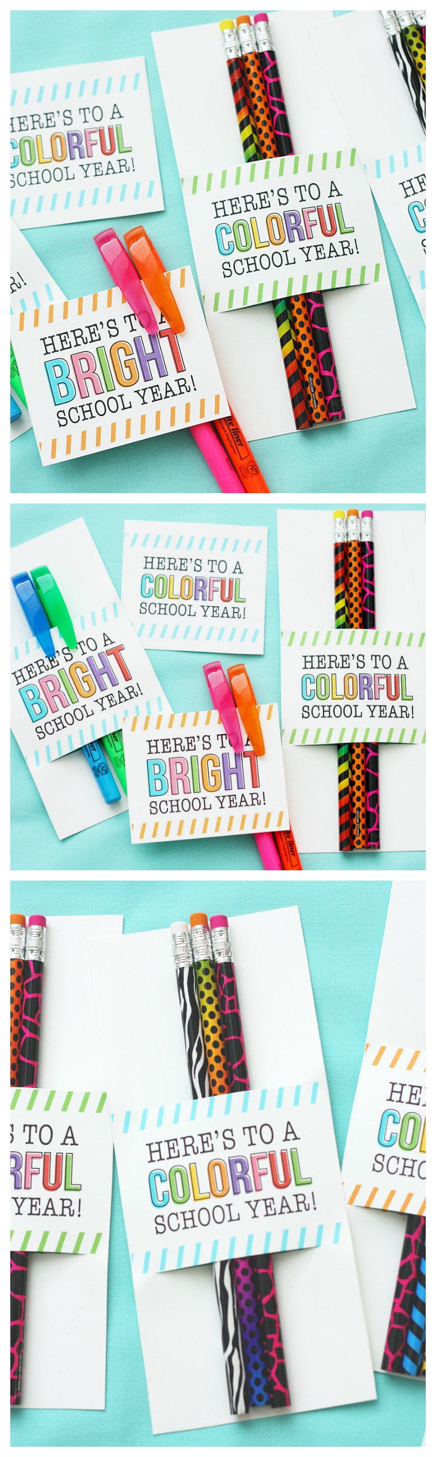 Here's To A Colorful School Year | Back to School Ideas