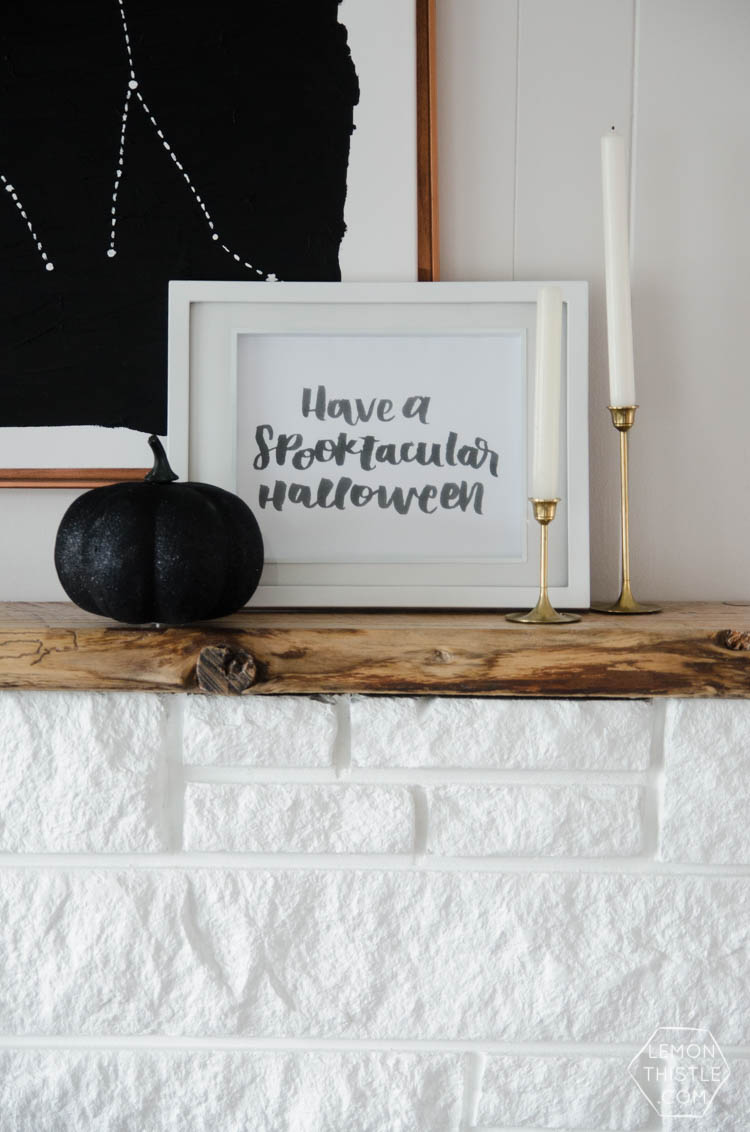 Hand Lettered Halloween Printable | Halloween Printable Decoration