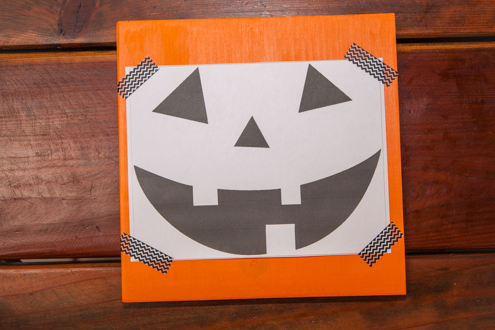 Tween Craft: Jack-O-Lantern String Art