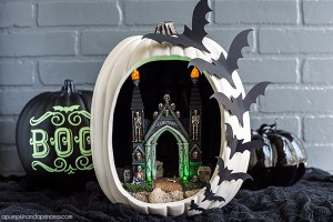 Bat Pumpkin Diorama