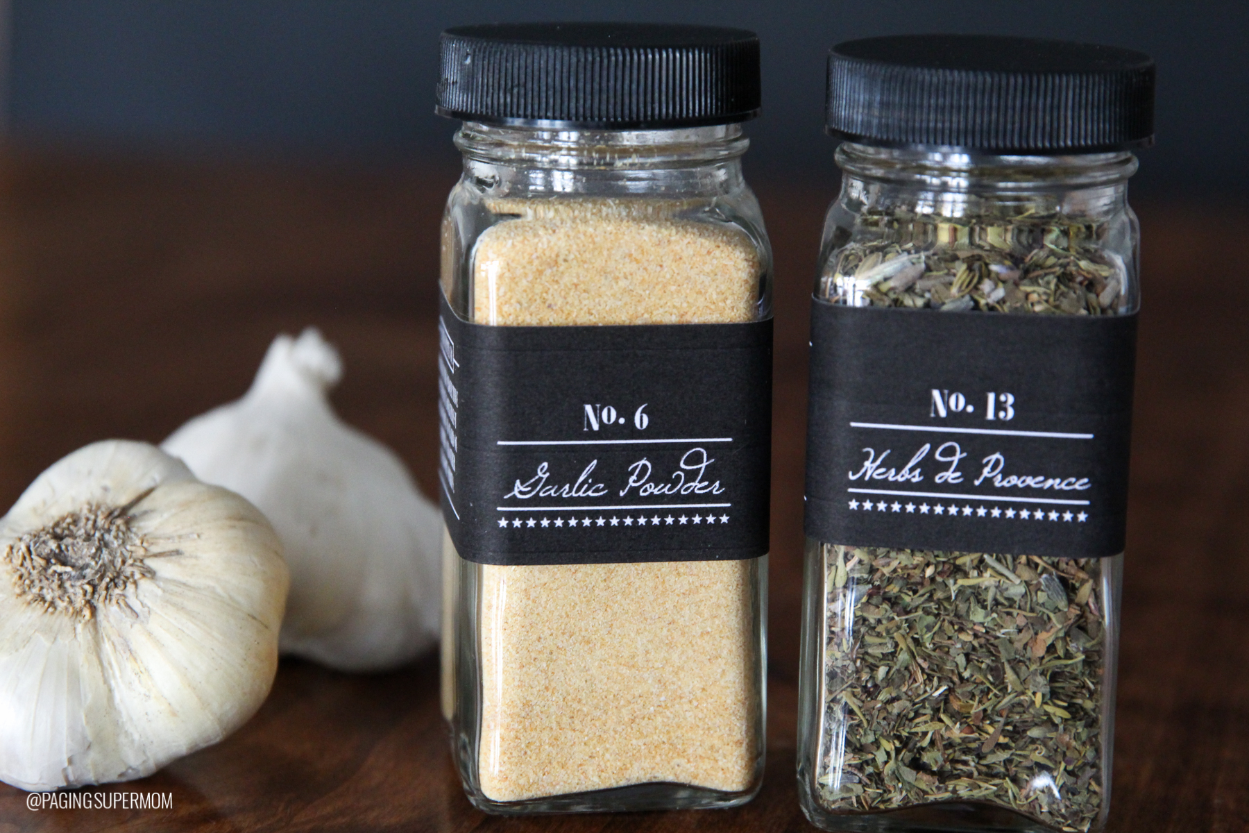 Spice jar label online ideas