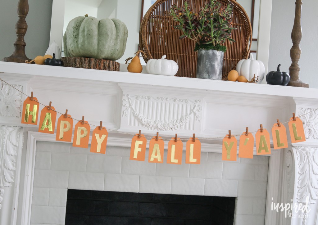 DIY Fall Tag Banners | Fall Decorations