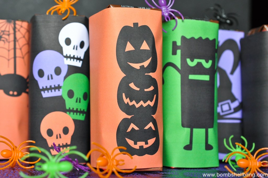 Printable Halloween Milk Box Wrappers