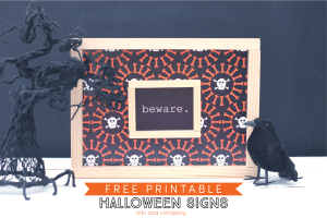 Free Printable Halloween Signs - Eighteen25