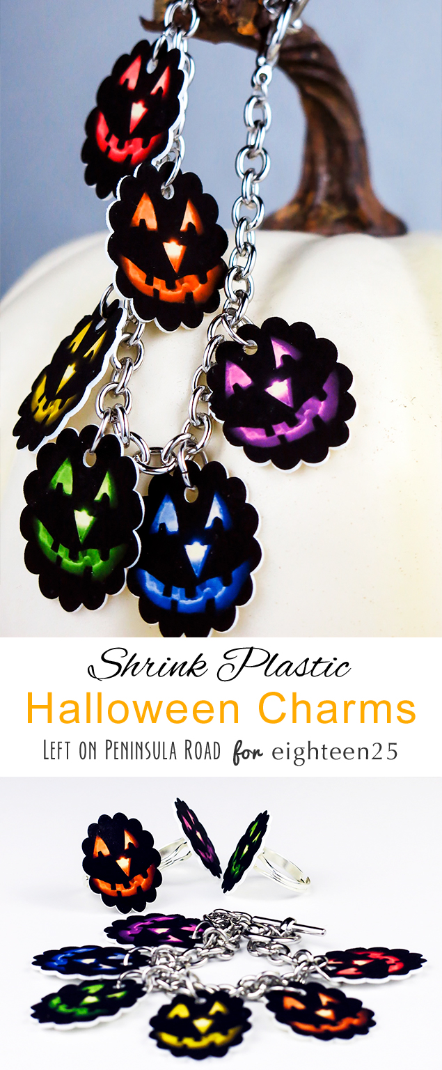 Halloween Shrink Plastic Jewelry | Halloween Crafts