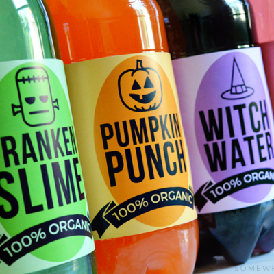 Halloween Soda Pop Labels