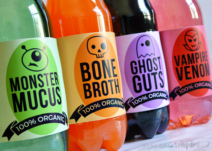 Halloween Soda Pop Labels | Halloween Party Ideas