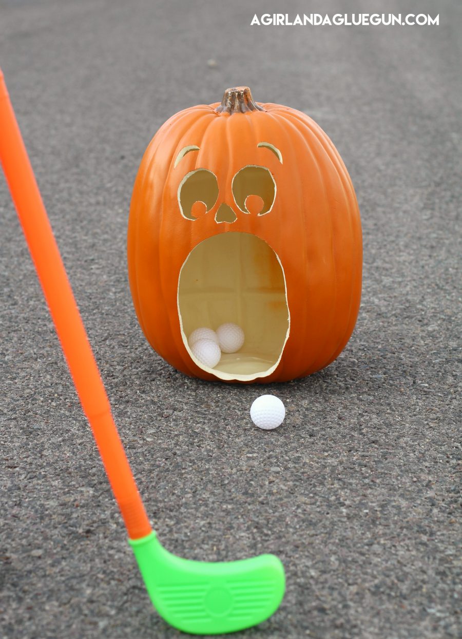 DIY Pumpkin Golf | Halloween Games