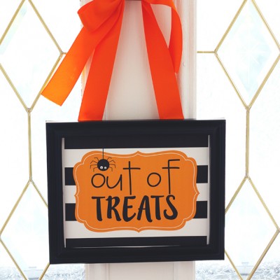 Out Of Treats Free Printable