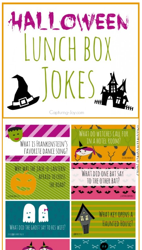 Halloween Lunch Box Jokes
