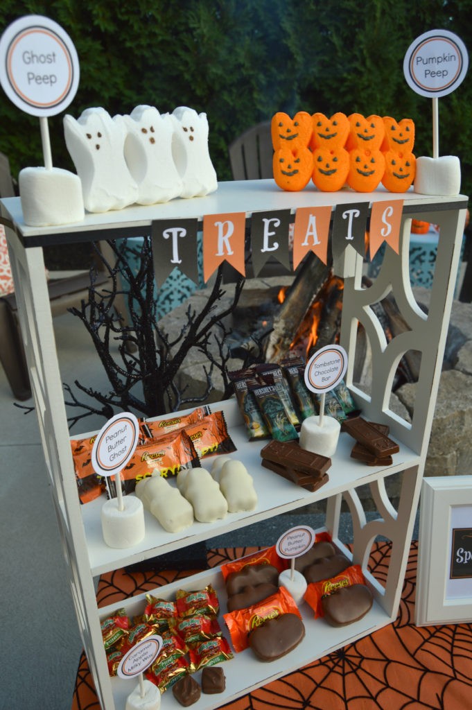 Spooky S'mores Bar | Halloween Party Ideas