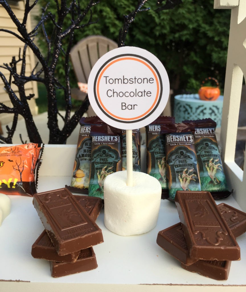 Spooky S'mores Bar | Halloween Party Ideas