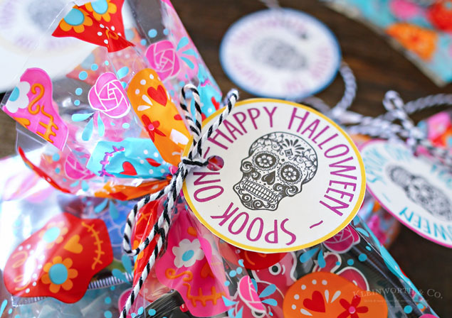 Sugar Skull Gift Tags | Free Halloween Printables