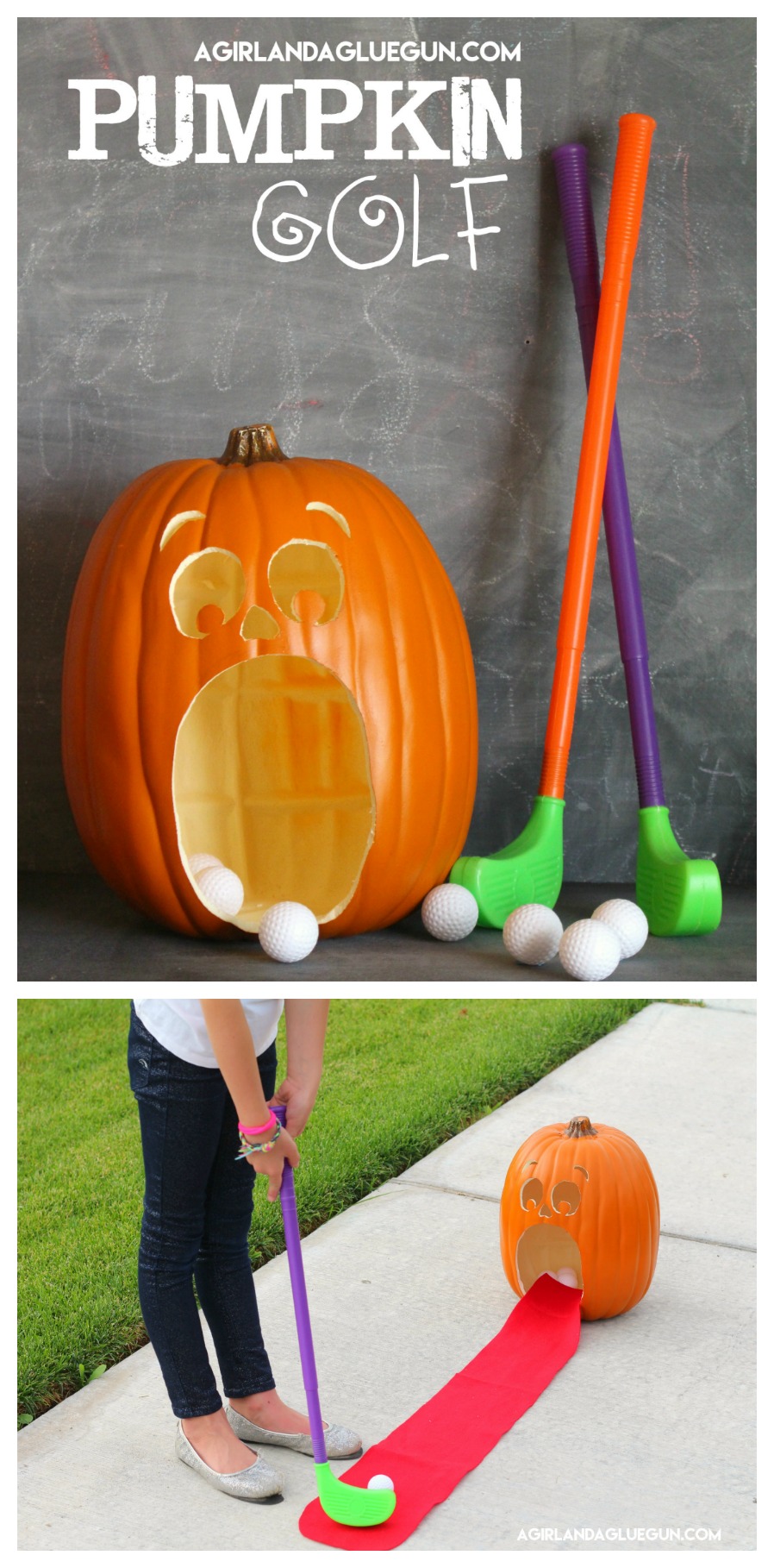 Pumpkin Games. Make your own Pumpkin Golf Game! 